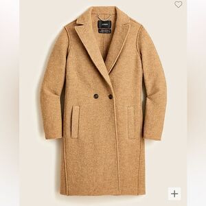 J.Crew Daphne Topcoat In Italian Boiled Wool
